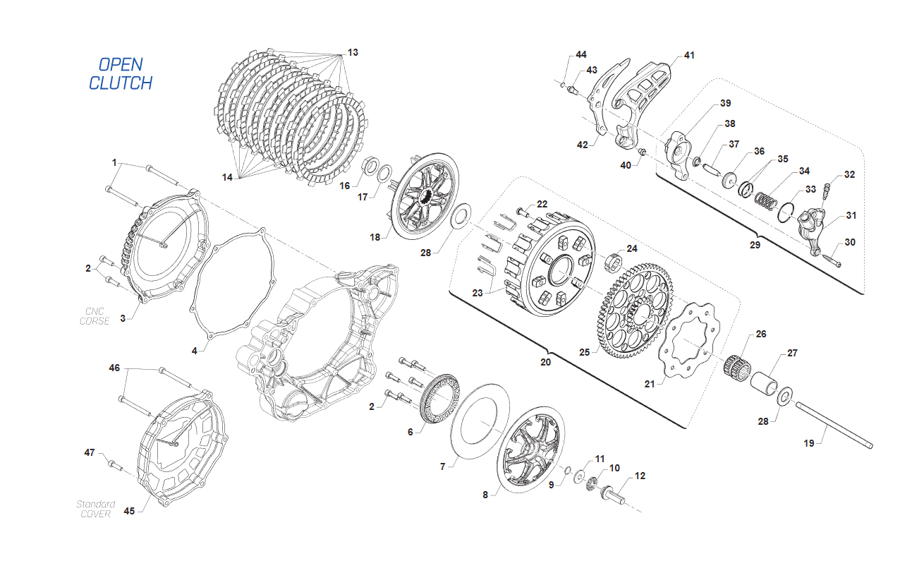 4T 250 FI EN 2026 - MOTOR - EMBRAGUE ''OPEN CLUTCH'' 